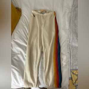 Aviator nation sweats white size small